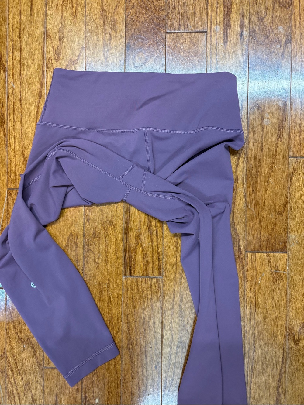 284. Lululemon Wunder Train Contour Fit High-Rise Tight 25" Grape Thristle? 12 - Picture 3 of 6